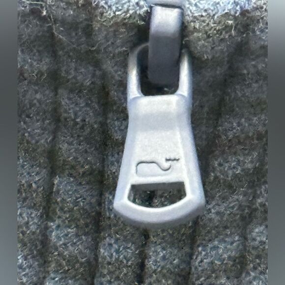 Vineyard Vines Men’s Medium Striped Blue 1/3 Zip Sweater Pima Cotton Pullover - Picture 6 of 11